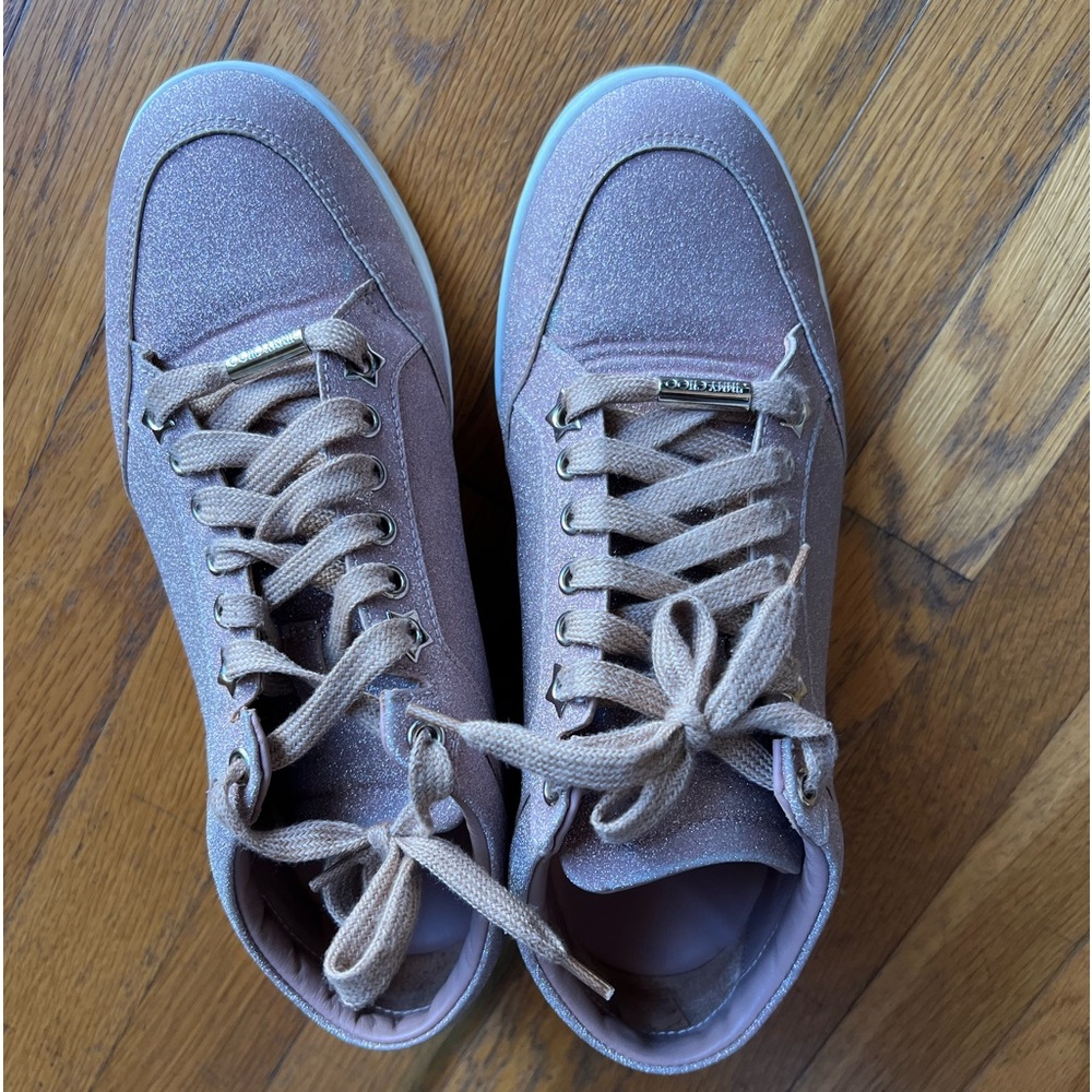Jimmy Choo pink sneakers
